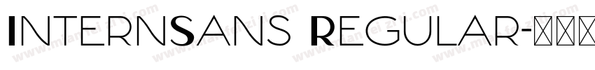 InternSans Regular字体转换